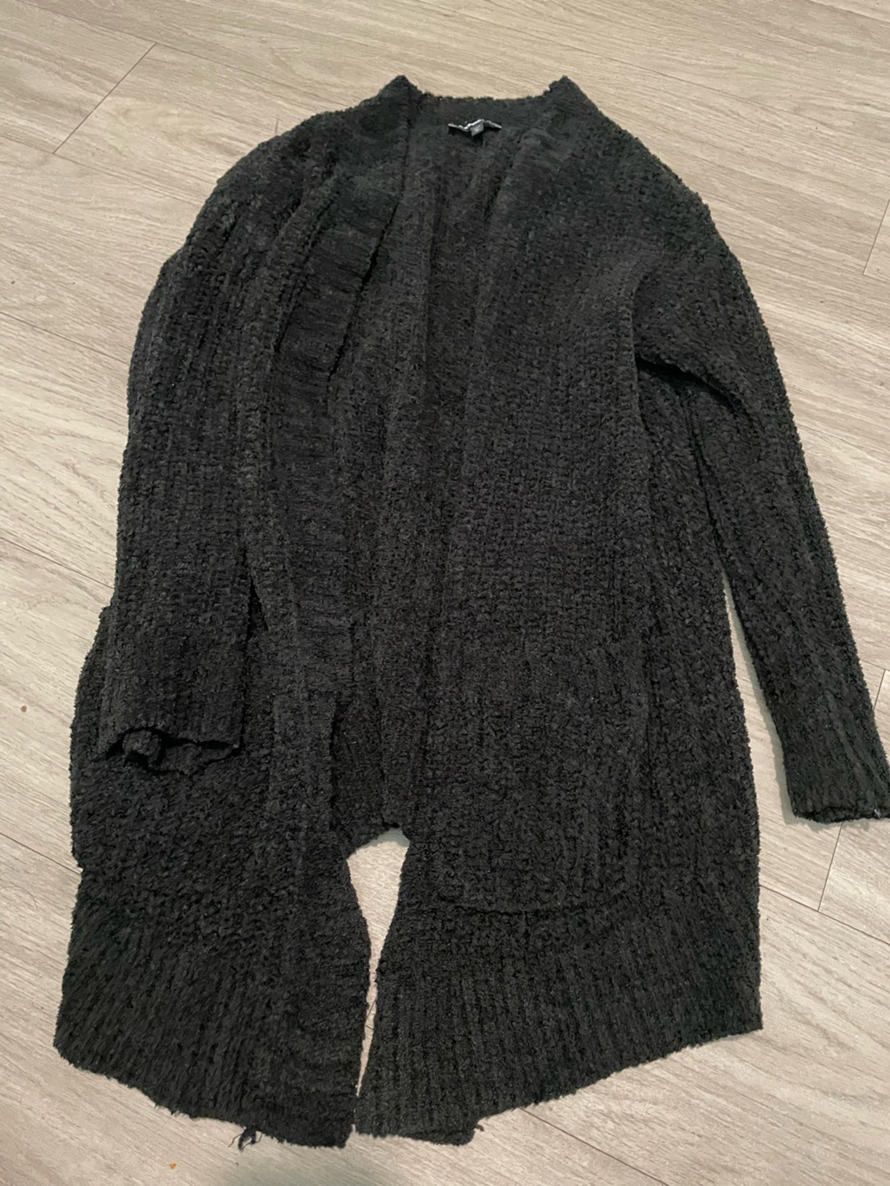 Express Black Open-Front Women's Cardigan